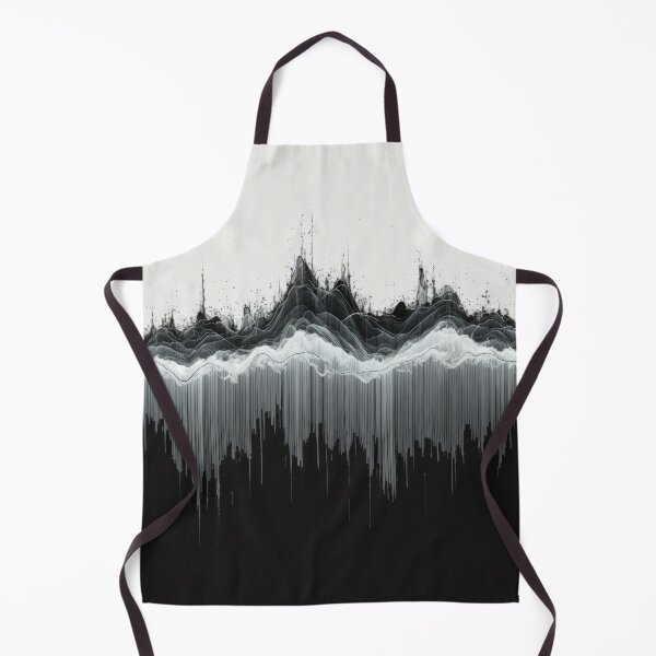 Item preview, Digital Frequency Glitch - Monochrome Sound Wave designed and sold by B-Russ-Stuff.