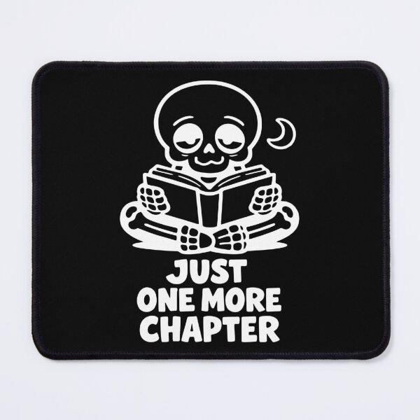 Item preview, Just One More Chapter Skeleton Reader designed and sold by Dazeville Studio1541 .
