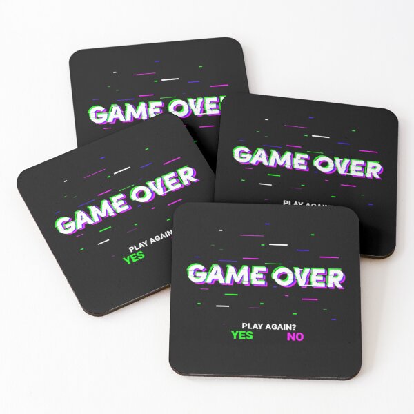 Item preview, Game Over – Retro Glitch Gaming Art designed and sold by alex-oliveira.