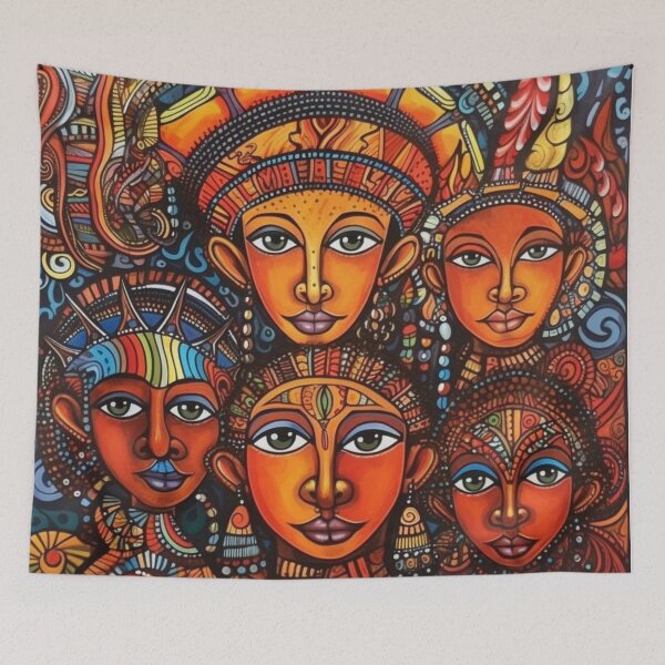 Item preview, African Unity - Ethiopian Contemporary Art designed and sold by Myra365Art.