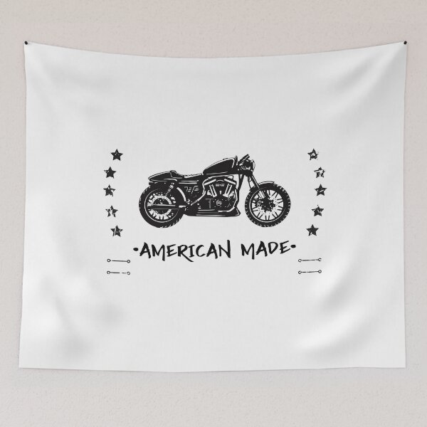 Artikelvorschau, Amerikanisches Motorrad entworfen und verkauft von modifiedzebra.