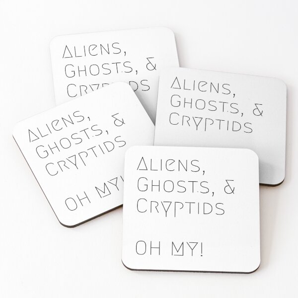 Item preview, Aliens, Ghosts, & Cryptids. Oh My!  designed and sold by CosmicPsyche.