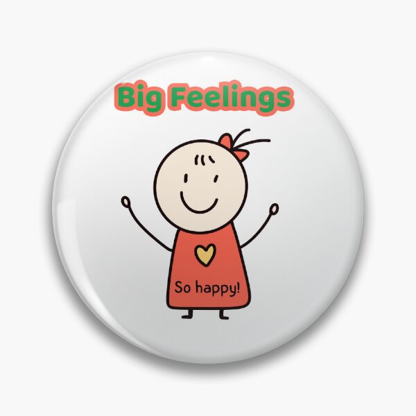 Item preview, Big Feelings – So Happy! | Happy Emotion Design for Kids designed and sold by AME Kids Designs.