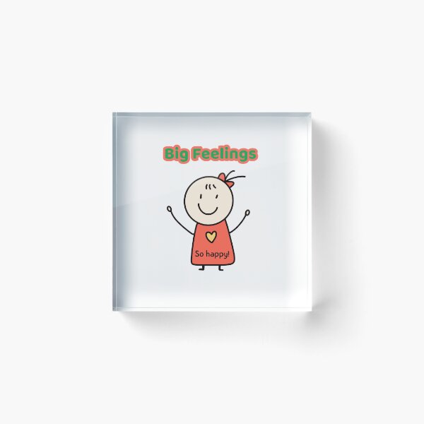 Item preview, Big Feelings – So Happy! | Happy Emotion Design for Kids designed and sold by AME Kids Designs.