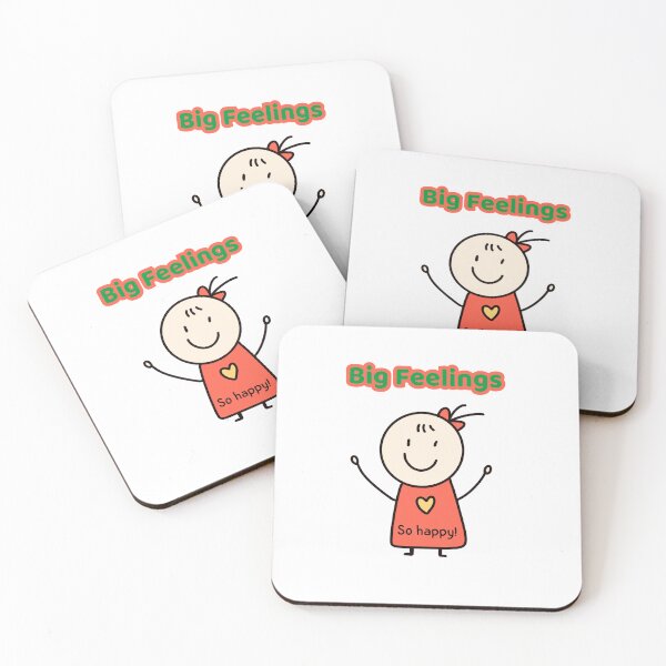 Item preview, Big Feelings – So Happy! | Happy Emotion Design for Kids designed and sold by AME Kids Designs.