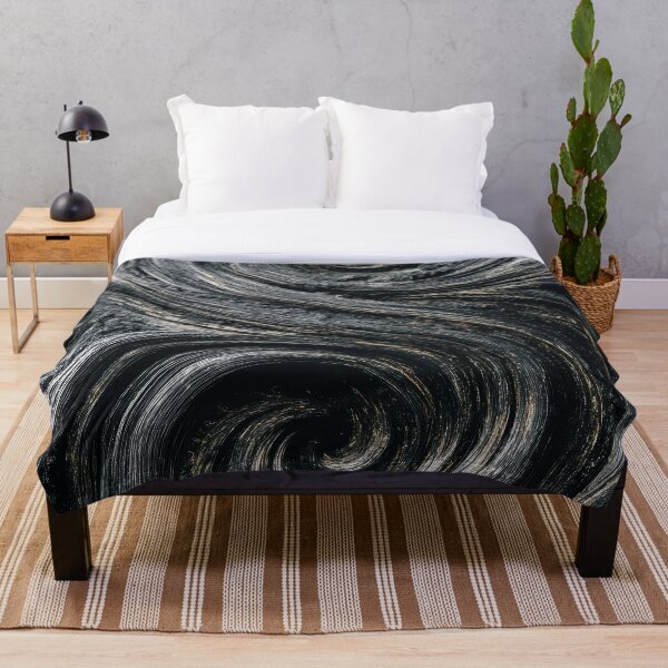 Item preview, Midnight Oil Swirl – Dark Textured Abstract designed and sold by B-Russ-Stuff.