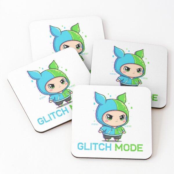 Item preview, Glitch Mode | Cute Cyber Kawaii Character Design designed and sold by AkuaEra.