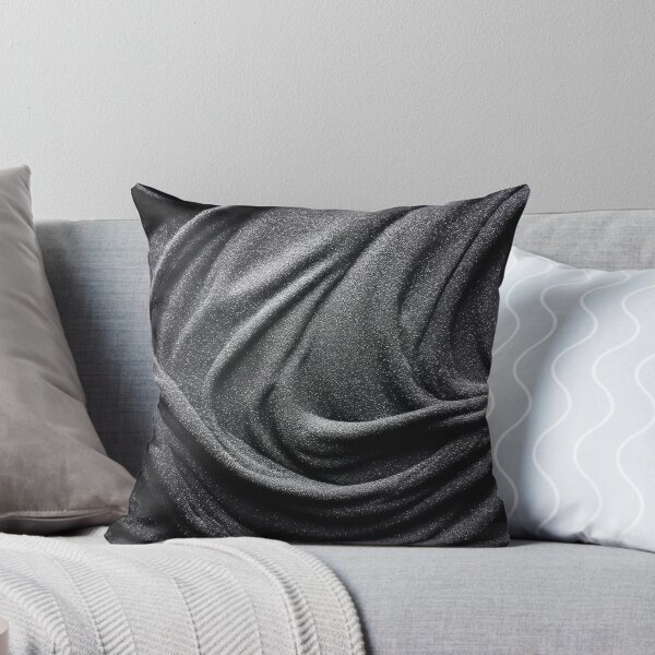 Item preview, Black Velvet Waves – Dark Fabric Texture designed and sold by B-Russ-Stuff.