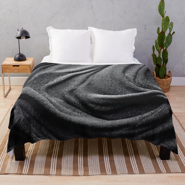 Item preview, Black Velvet Waves – Dark Fabric Texture designed and sold by B-Russ-Stuff.