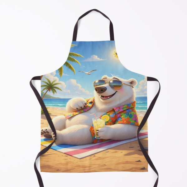 Item preview, POLAR BEAR AT BEACH designed and sold by LZ-GO.