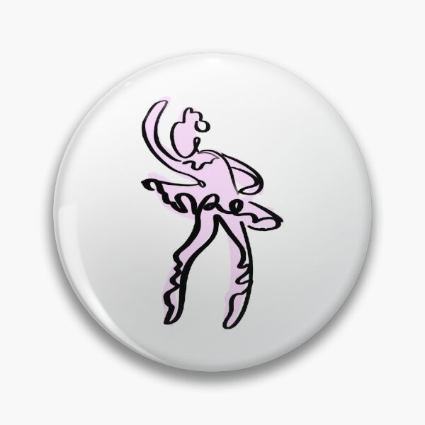 Item preview, Pink abstract ballerina   designed and sold by Duvey-sell.