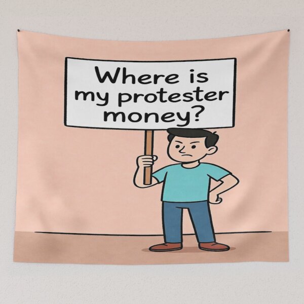 Item preview, The Cynical Activist: Where’s the Paycheck? designed and sold by daweave77.