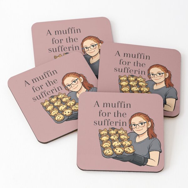 Item preview, A muffin for the sufferin designed and sold by Love-In-Every-Crumb.