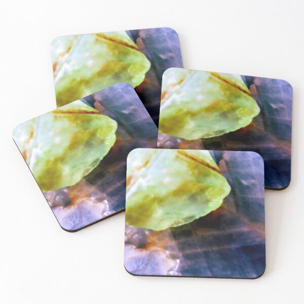 Item preview, Two Stones: Green and Blue Contrast designed and sold by valleyandspur.