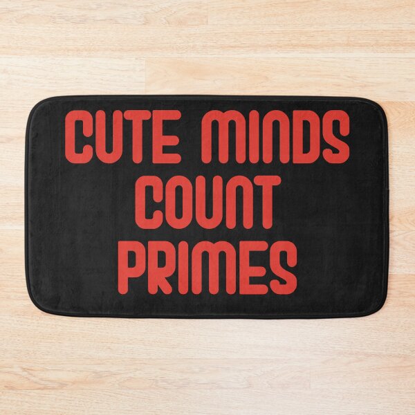 Item preview, Cute Minds Count Primes designed and sold by Chubuter.