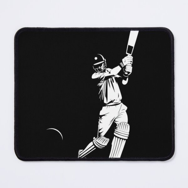 Item preview, Cricket Batsman Silhouette Action Graphic designed and sold by EllDAV777.