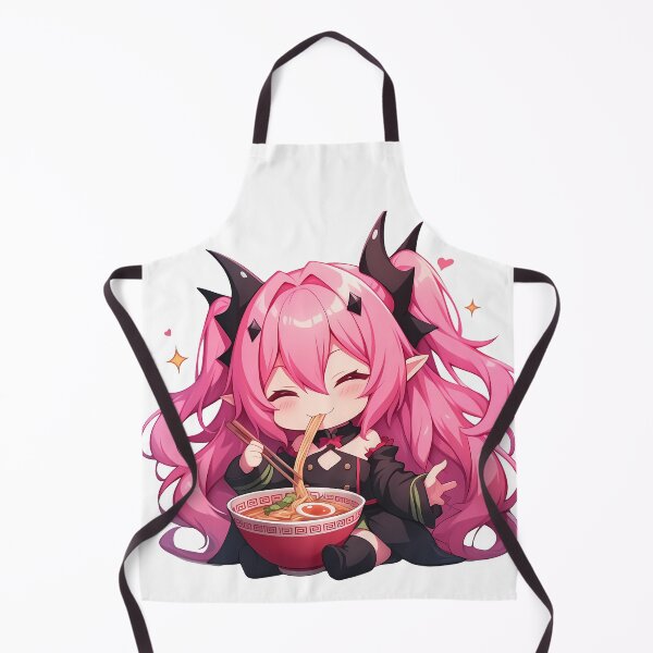 Item preview, Krul Tepes Seraph End Kawaii Ramen Pink Hearts designed and sold by mildaclairmo.