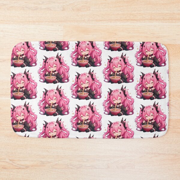 Item preview, Krul Tepes Seraph End Kawaii Ramen Pink Hearts designed and sold by mildaclairmo.
