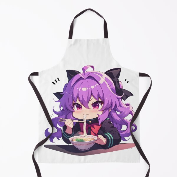 Item preview, Hiiragi Shinoa Seraph End Kawaii Ramen Purple Mood designed and sold by mildaclairmo.