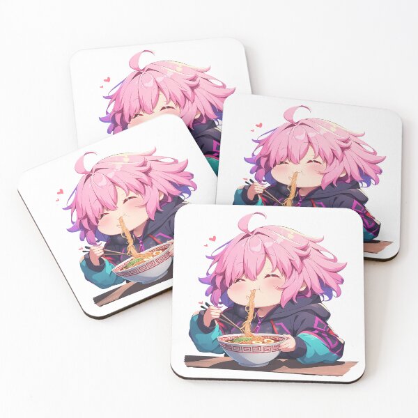 Item preview, Mash Kyrielight Fate Grand Order Chibi Ramen Cabello Rosa Kawaii designed and sold by mildaclairmo.