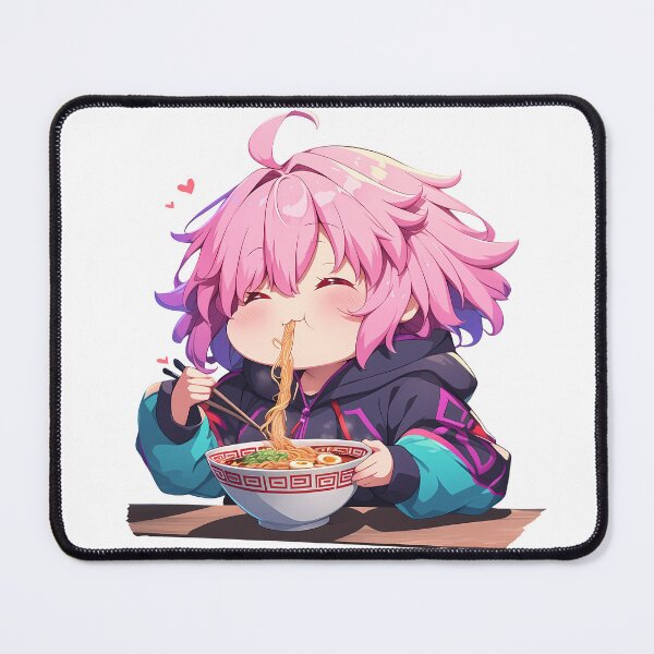 Item preview, Mash Kyrielight Fate Grand Order Chibi Ramen Pink Hair Kawaii designed and sold by mildaclairmo.