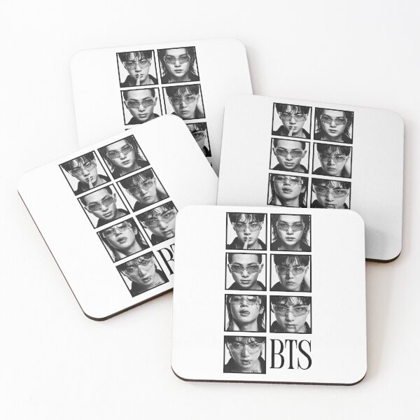 Item preview, BTS Black And White Square Full Group Seven Artists One Journey K-pop group Korean boy bandb 2026 concert designed and sold by AJUNICE STUDIO.