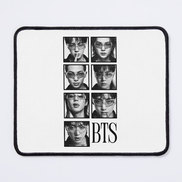 Item preview, BTS Black And White Square Full Group Seven Artists One Journey K-pop group Korean boy bandb 2026 concert designed and sold by AJUNICE STUDIO.