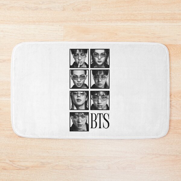 Item preview, BTS Black And White Square Full Group Seven Artists One Journey K-pop group Korean boy bandb 2026 concert designed and sold by AJUNICE STUDIO.