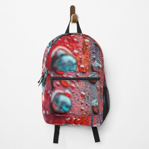Item preview, Oxidized Tears – Teal Droplets on Red Texture designed and sold by B-Russ-Stuff.