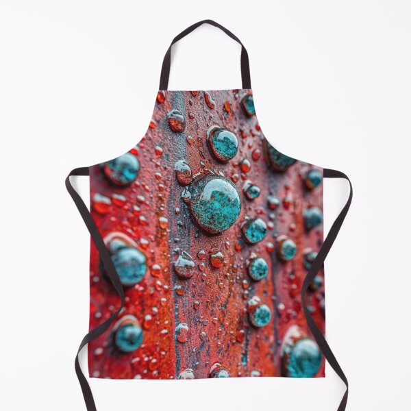 Item preview, Oxidized Tears – Teal Droplets on Red Texture designed and sold by B-Russ-Stuff.