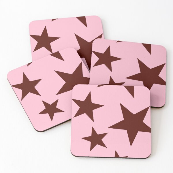 Item preview, Pink & Burgundy Big Ol’ Stars designed and sold by STUDIO MORE Los Angeles.