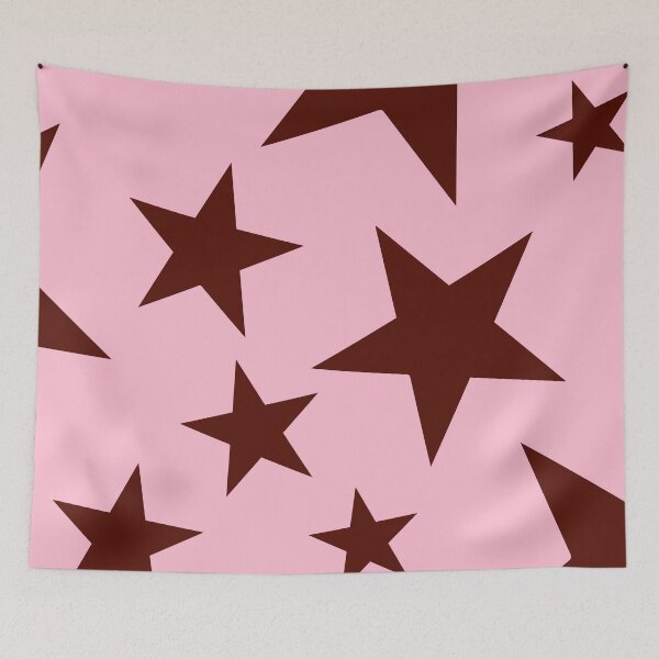 Item preview, Pink & Burgundy Big Ol’ Stars designed and sold by STUDIO MORE Los Angeles.