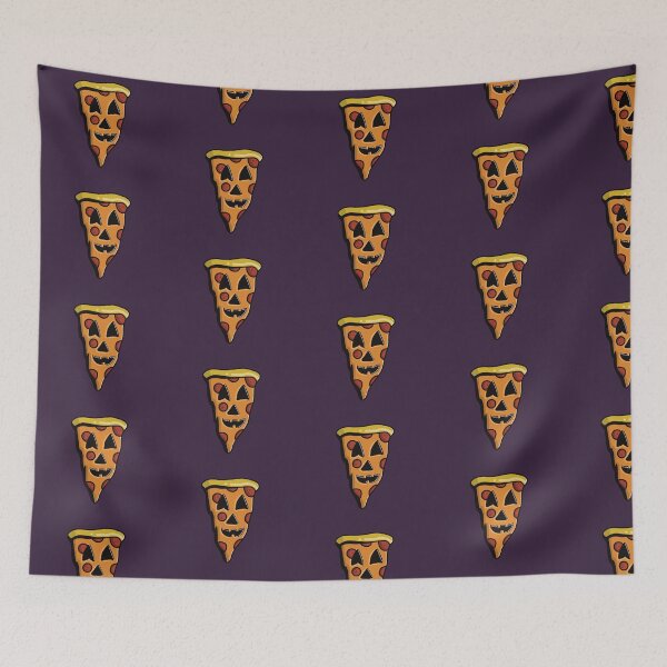 Item preview, Pizza - o’ - lantern designed and sold by rybgraphics.