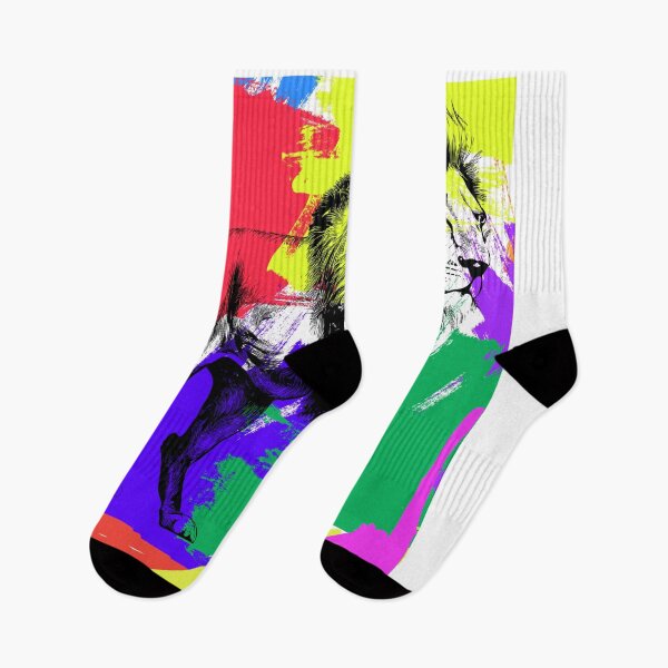 Item preview, Colorful Abstract Lion Pop Art designed and sold by Adappai.