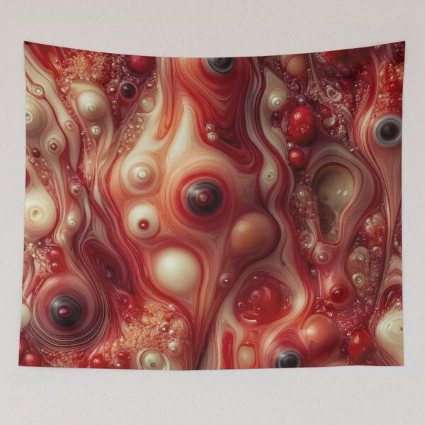 Item preview, Flesh and Fluid - Organic Biological Abstract designed and sold by B-Russ-Stuff.