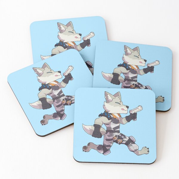 Artikelvorschau, Gabel Nite White Fox entworfen und verkauft von Fizzy Creations.