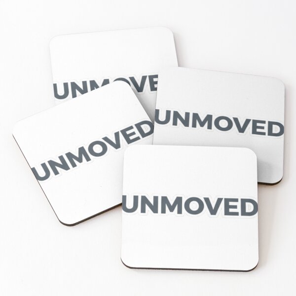 Item preview, Unmoved | Minimalist Stoic Authority Word Art designed and sold by StoicStandards.
