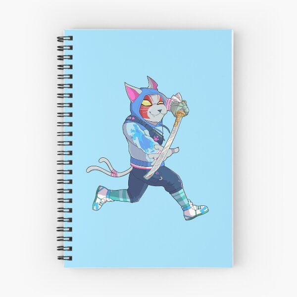 Item preview, Fork Nite Ninja Cat (White) designed and sold by Fizzy Creations.
