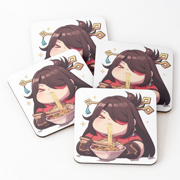 Item preview, Beidou Genshin Impact Kawaii Chibi Ramen Mood designed and sold by mildaclairmo.