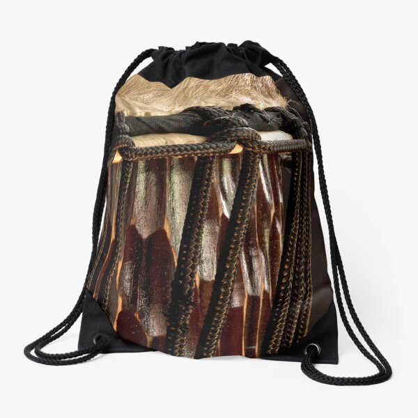 Djembe Drum Drawstring Bag