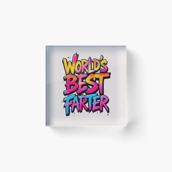 Item preview, World’s Best Farter Graffiti Text designed and sold by SteadyRolling.