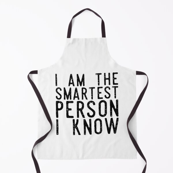 Item preview, I Am The Smartest Person I Know (Black Clear) designed and sold by IKDG.