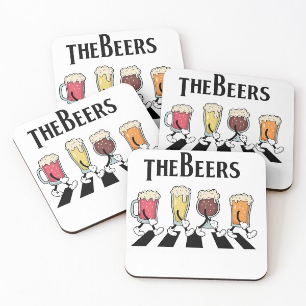 Item preview, The Beers Abbey Road Parody Beer Art designed and sold by Uncer59.