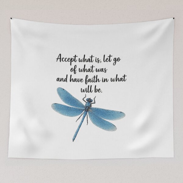 Item preview, Accept Let Go Have Faith Dragonfly Design Dragonfly designed and sold by Uncer59.