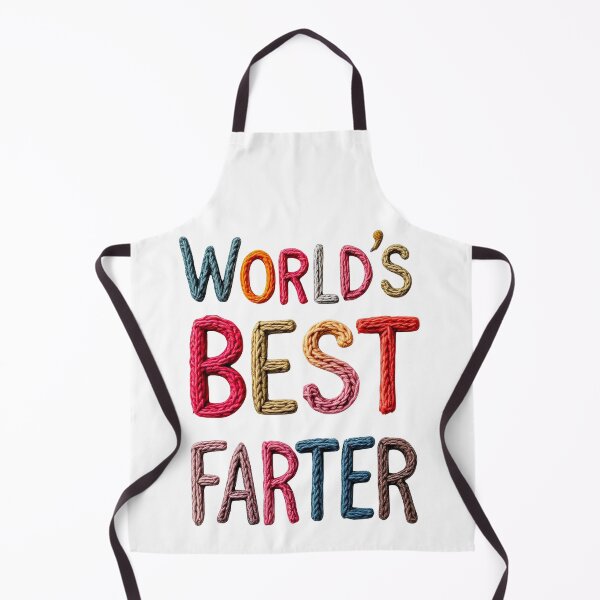 Item preview, World’s Best Farter Knitted Text designed and sold by SteadyRolling.