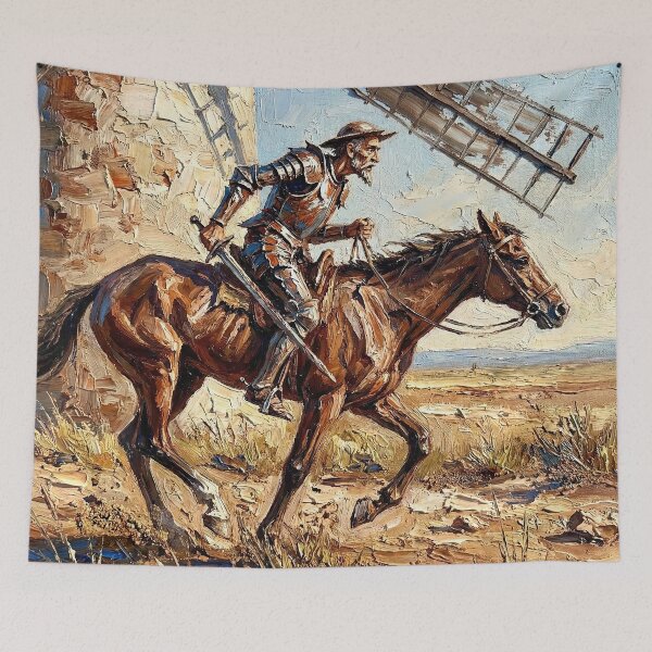 Item preview, Don Quixote — Dreams Against the Wind designed and sold by SavinMercantile.