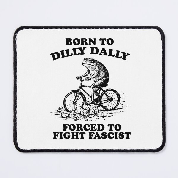 Item preview, Funny Frog Resist Protest Meme, Human Right Pro Immigration designed and sold by RandyHaskins.