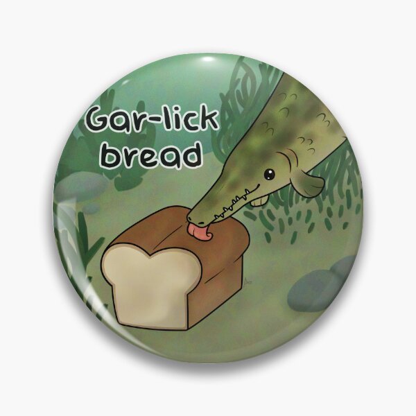 Item preview, gar-lick bread designed and sold by trash-hatchet.