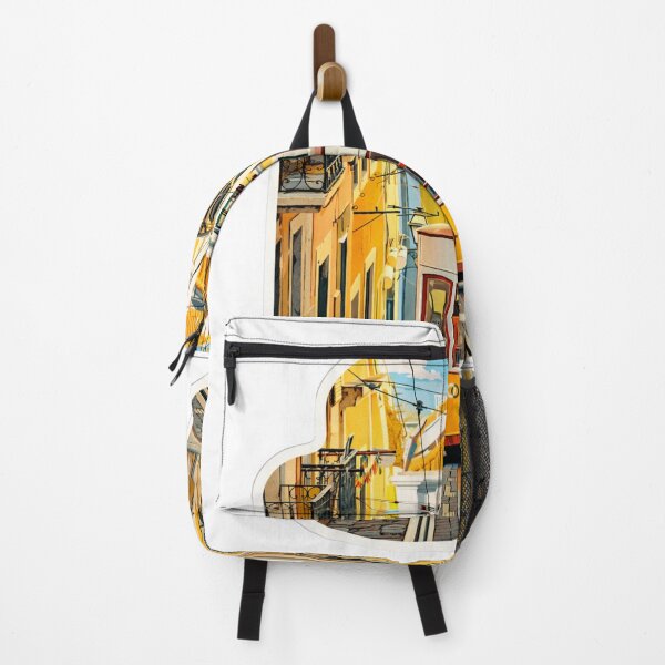 Item preview, Lisbon Yellow Tram on a Sunny Street designed and sold by GEEEN.
