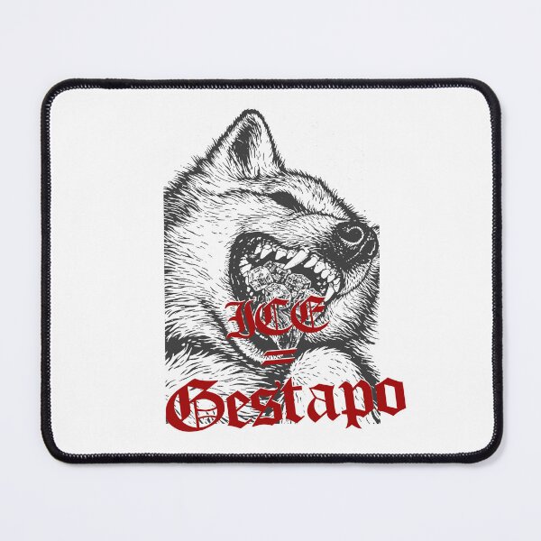 Item preview, ICE Gestapo, Immigrant Rights Abolish ICE Political Protest Statement designed and sold by RandyHaskins.